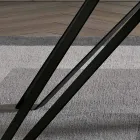 Tavolinë me rimeso prej hirit qymyr druri dhe metali Prodhuar në Itali - Meluso Viadurini