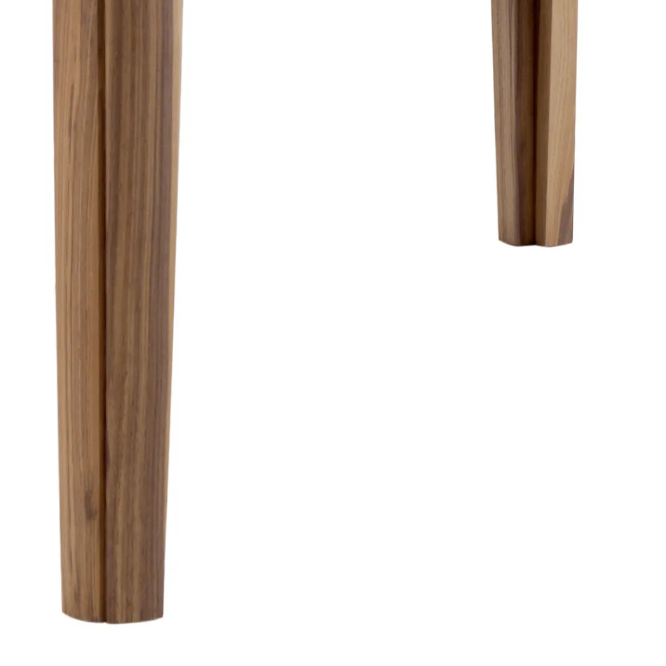 Tavolina prej druri e ngurtë me dizajn modern sheshi Grilli York bërë në Itali Viadurini