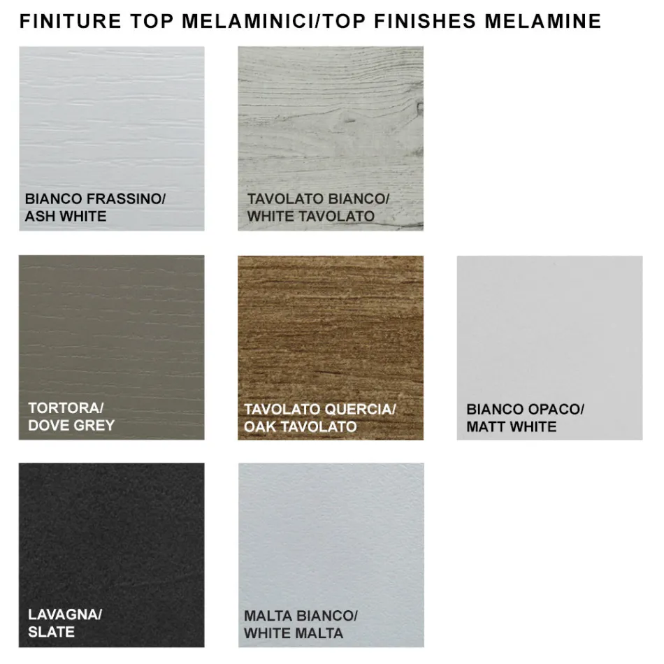 Tavolinë prej druri melamine e zgjatur deri në 470 cm Prodhuar në Itali – Gordito Viadurini