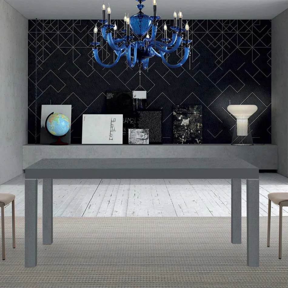 Tavolinë prej druri melamine e zgjatur deri në 470 cm Prodhuar në Itali – Gordito Viadurini