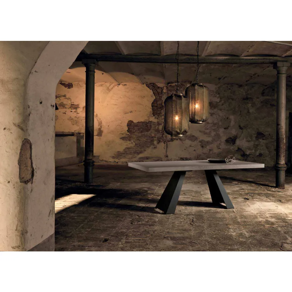 Tabela moderne e lisit e thurrur e bërë në Itali Zerba Viadurini