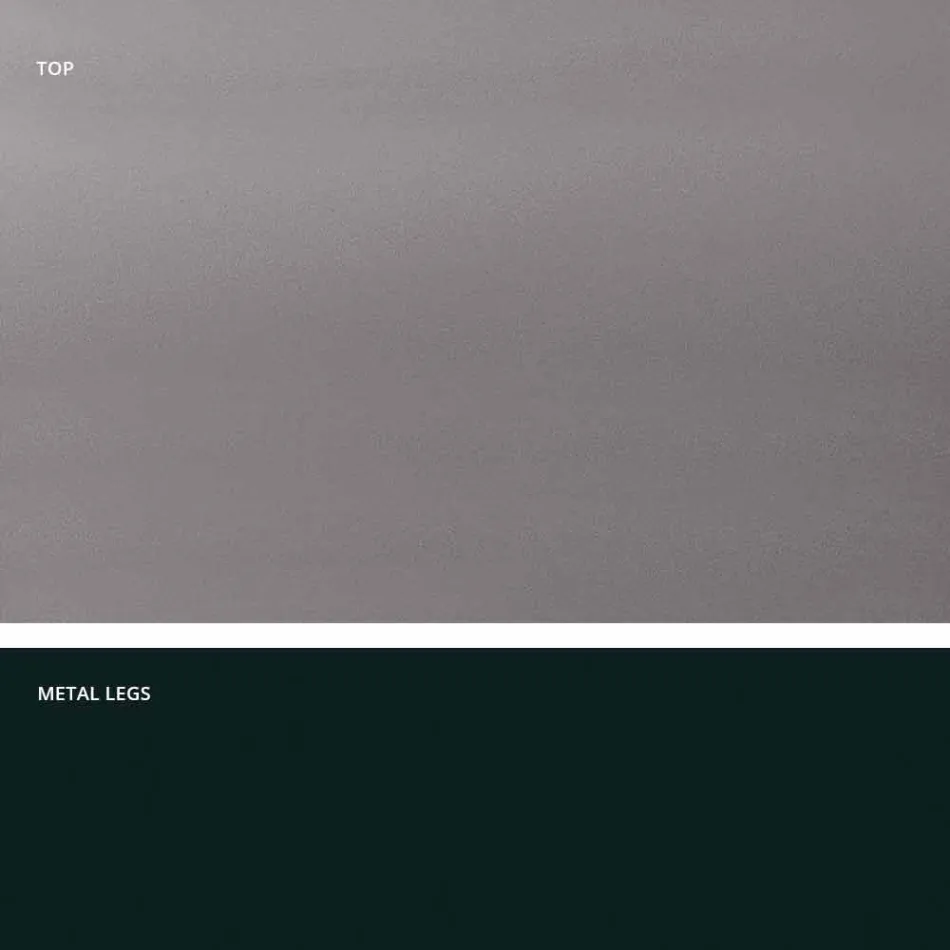 Tabela e qelqit të zbutur të dizajnit modern të prodhuar në Itali, Clark Viadurini