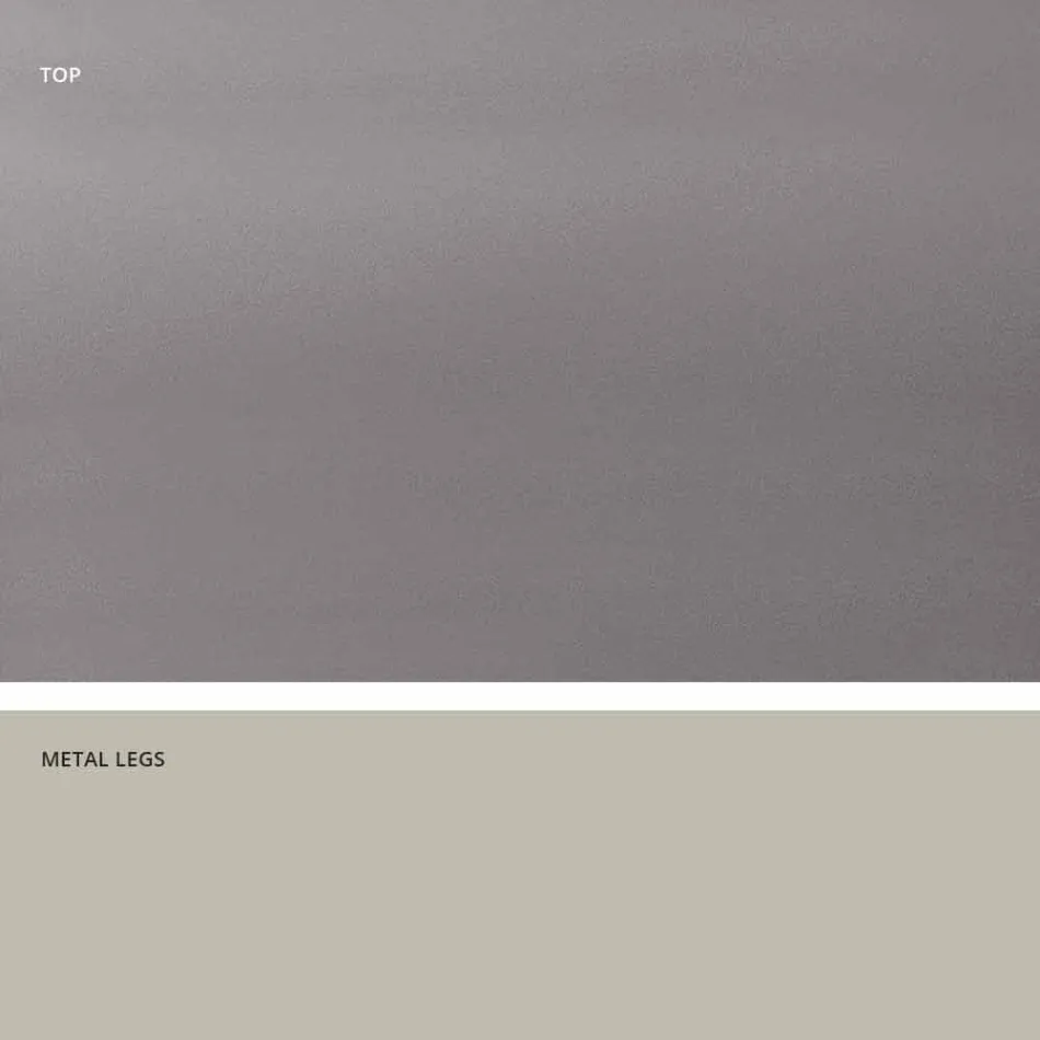 Tabela e qelqit të zbutur të dizajnit modern të prodhuar në Itali, Clark Viadurini