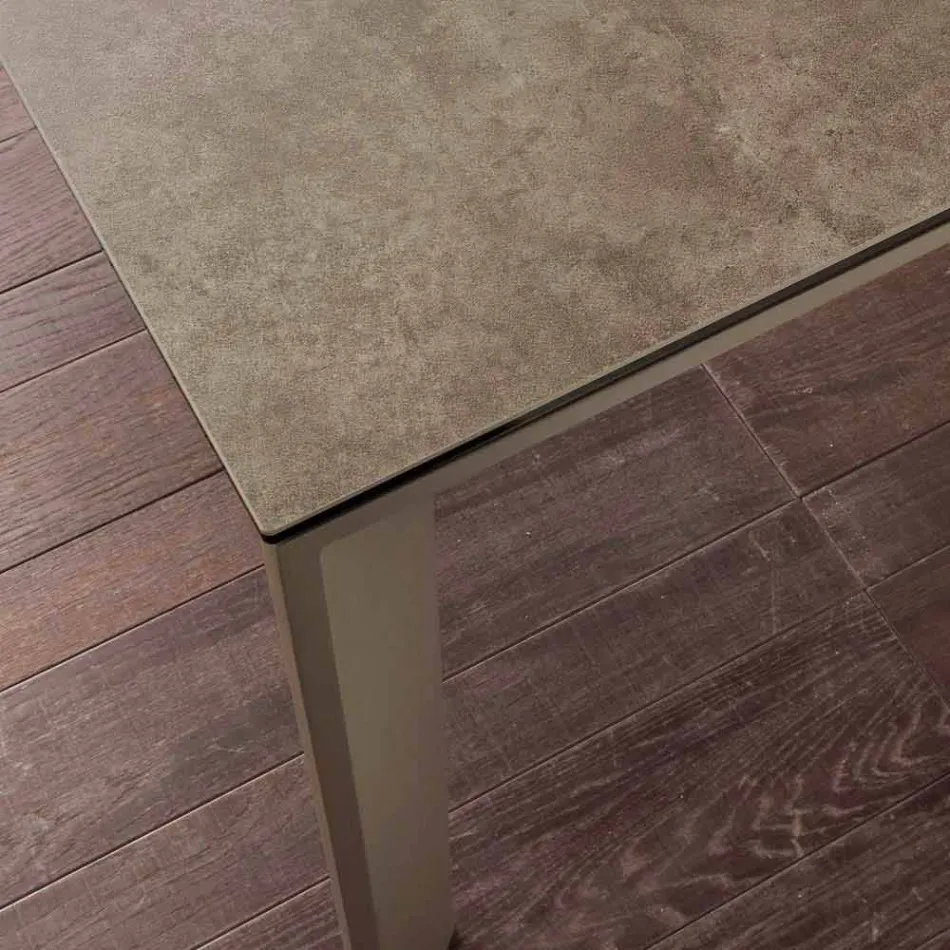 Tabela qeramike e zgjatur Terni prej qelqi deri 240 cm Viadurini