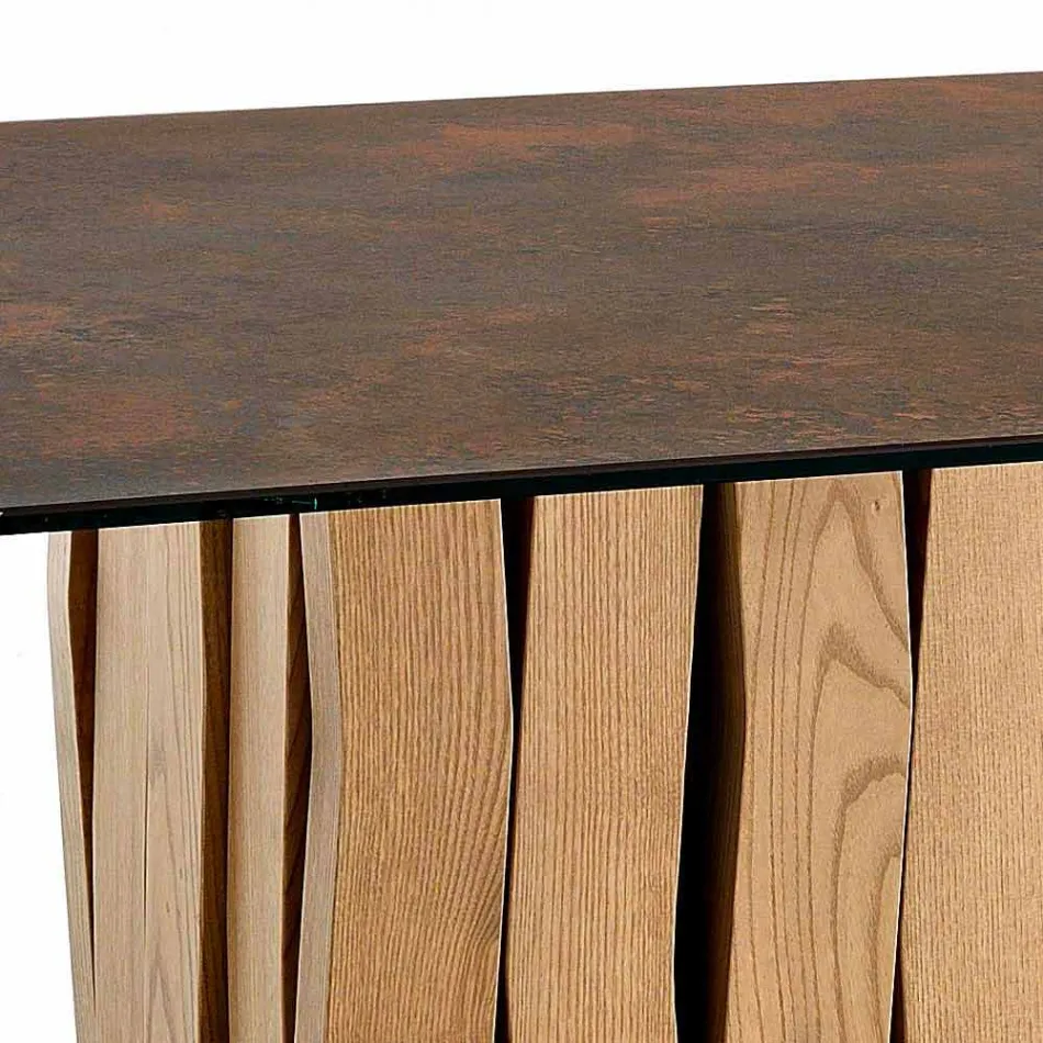 Tabela qeramike me dizajn modern të bërë në Itali, Egisto Viadurini