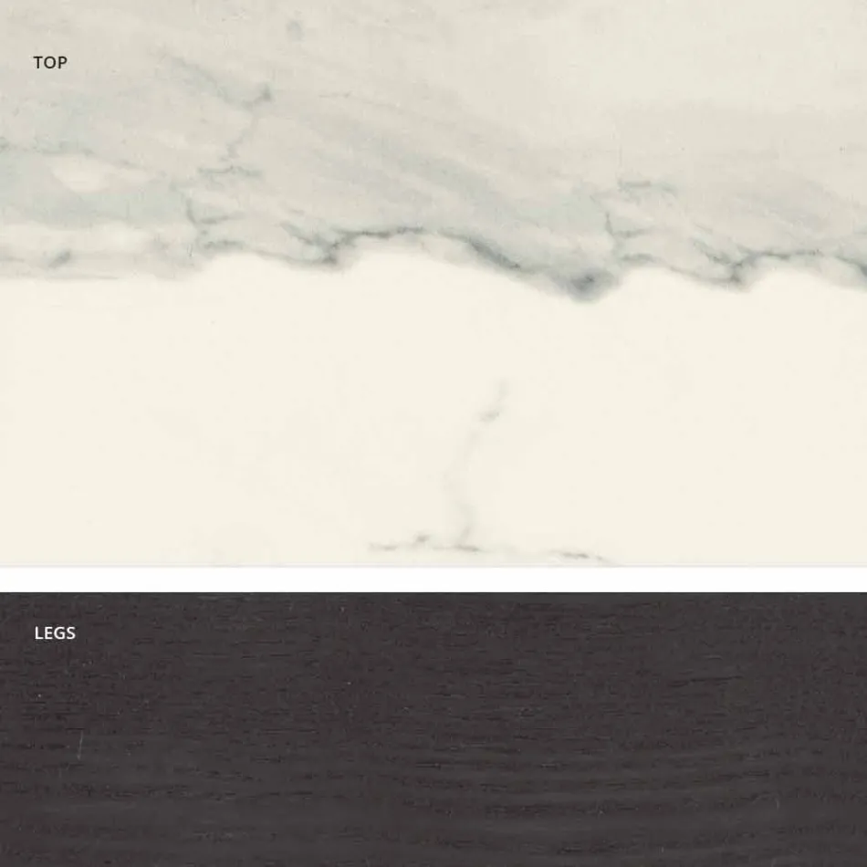 Tabela qeramike me dizajn modern të bërë në Itali, Egisto Viadurini