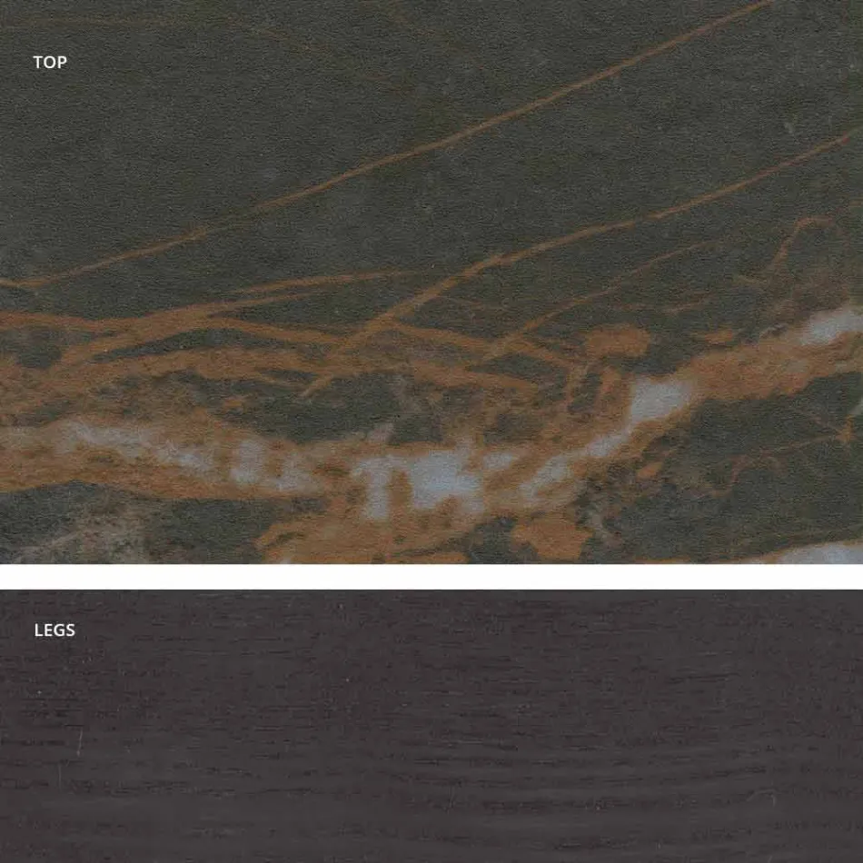 Tabela qeramike me dizajn modern të bërë në Itali, Egisto Viadurini