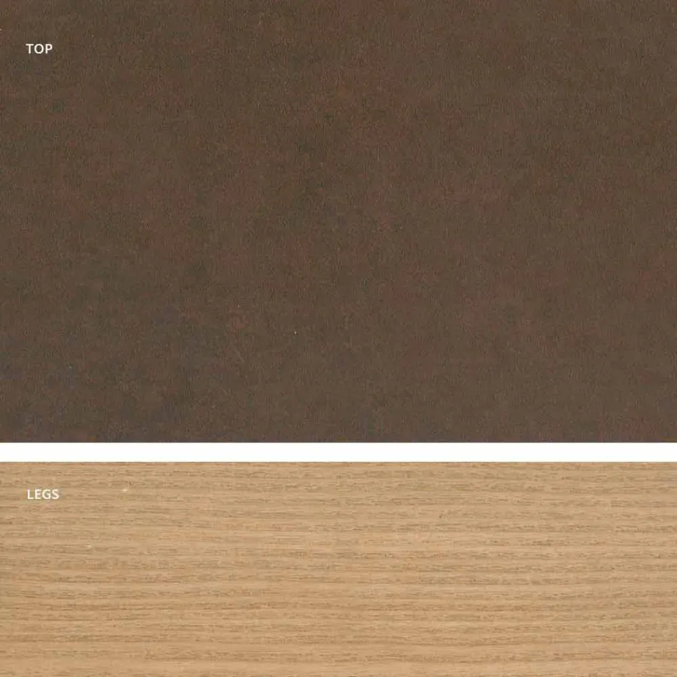 Tabela qeramike me dizajn modern të bërë në Itali, Egisto Viadurini