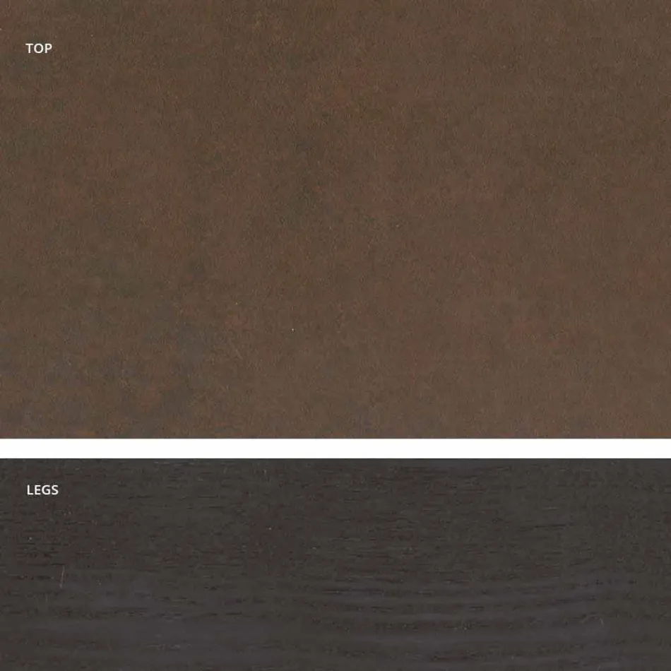 Tabela qeramike me dizajn modern të bërë në Itali, Egisto Viadurini