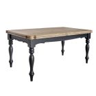 Tavolinë shtëpie e zgjerueshme në bredh me qoshe në formë dhe veshje të prodhuara në Itali - Faramir Viadurini