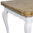 Tavolinë Bredhi e Zgjatshme me Kënde në Formë Prodhuar në Itali - Faramir Viadurini