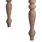 Tavolinë shtëpie me majë lisi dhe këmbë, Made in Italy - Geolier Viadurini