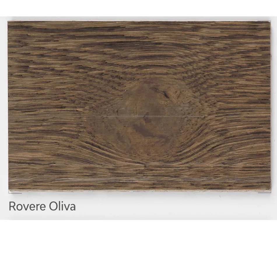 Tavolinë jetese në Massellato Oak e disponueshme në skaje të ndryshme Made in Italy - Treebeard Viadurini