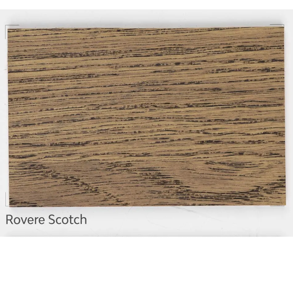 Tavolinë jetese e praruar në lis të fortë Prodhuar në Itali - Geolier Viadurini