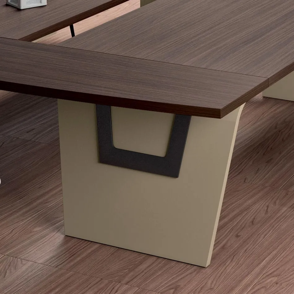 Tavolinë takimi në melaminë nga Andrea Stramigioli - Butterfly Viadurini