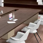 Tavolinë takimi në melaminë nga Andrea Stramigioli - Butterfly Viadurini