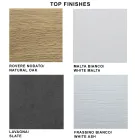 Tavolinë moderne e zgjerueshme deri në 300 cm në laminat dhe qelq Prodhuar në Itali - gris Viadurini