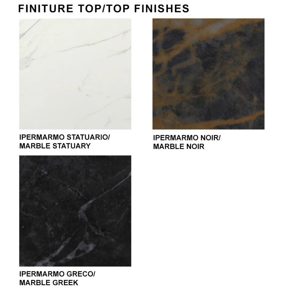 Tavolinë moderne e zgjerueshme deri në 278 cm Prodhuar në Itali Qeramike - Dalmatiane Viadurini