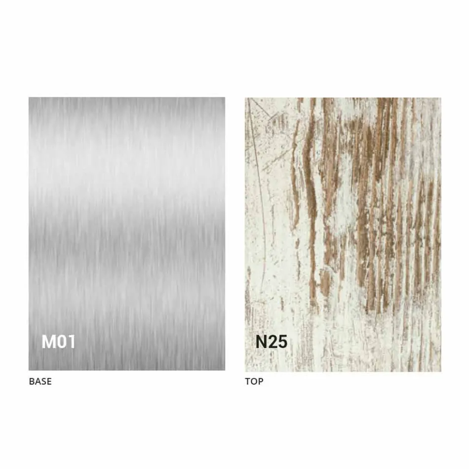 Tavolinë moderne e zgjerueshme Deri në 480 cm në dru të bërë në Itali - Michael Viadurini