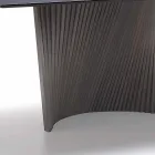 Tavolinë moderne me gurë guri efekti mermeri të bëra në Itali, Adrano Viadurini