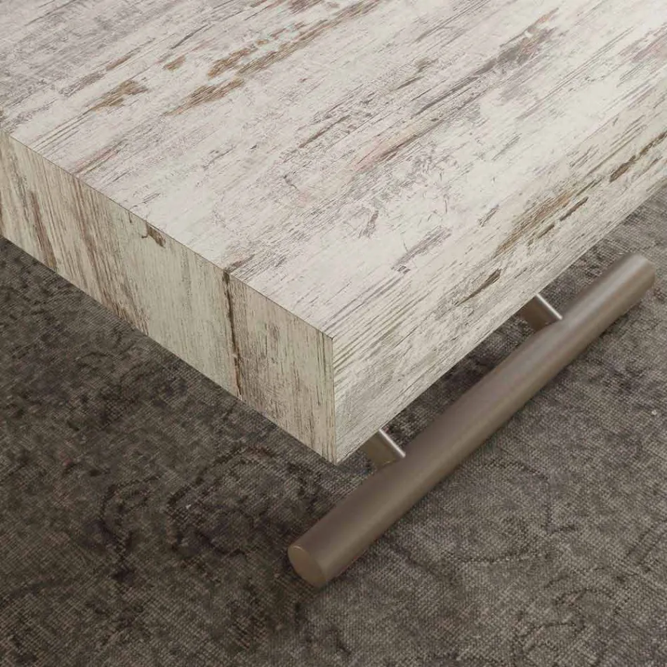 Shtrirja e tryezës ose tryezës me piano në melamine Palau Viadurini