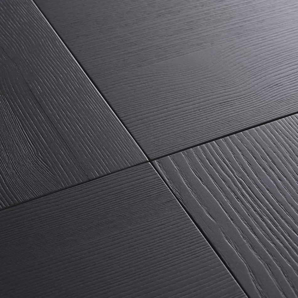 Tavolinë Ngrenie Ovale në Kompensatë të Lustruar me Ngjyrë Hiri - Capricorn Viadurini