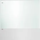 Tavolina në këmbë tepër të pastra prej xhami dhe metali 3 përfundime 4 madhësi - pika Viadurini