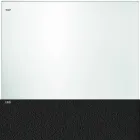 Tavolina në këmbë tepër të pastra prej xhami dhe metali 3 përfundime 4 madhësi - pika Viadurini