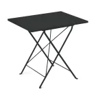 Tavolinë e palosshme e kopshtit në çelik të galvanizuar Prodhuar në Itali - Akila Viadurini