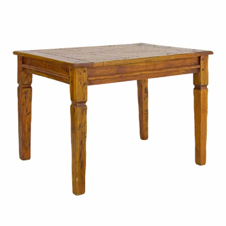 Tavolinë ngrënieje e zgjerueshme Deri në 290 cm në lëvizje prej druri të ngurtë - karbo Viadurini