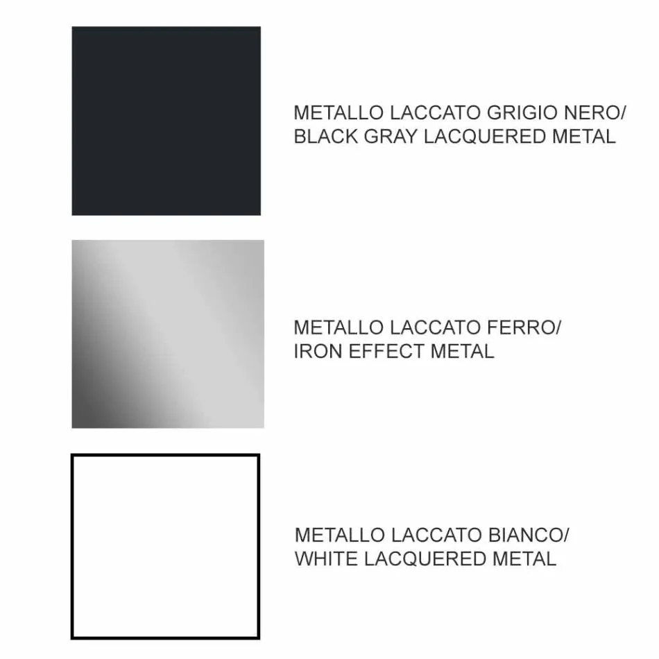 Tabela e zgjatur e darkës Deri në 294 cm në Gres dhe Metal prodhuar në Itali - Nuzzio Viadurini