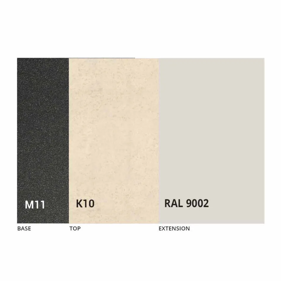 Tavolinë Ngrënieje e Zgjatshme Qeramike deri në 2.8 m Prodhuar në Itali - Paoluccio Viadurini