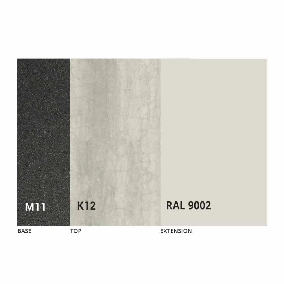 Tavolinë Ngrënieje e Zgjatshme Qeramike deri në 2.8 m Prodhuar në Itali - Paoluccio Viadurini