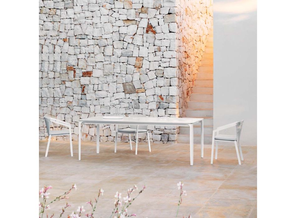 Tavolinë ngrënie Kopshti në Alumin dhe Hpl ose Gres, Punime të ndryshme - Filomena Viadurini
