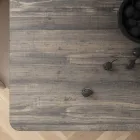 Tavolinë ngrënie fikse në metal dhe Hpl të shtresuar Prodhuar në Itali - Bastiano Viadurini