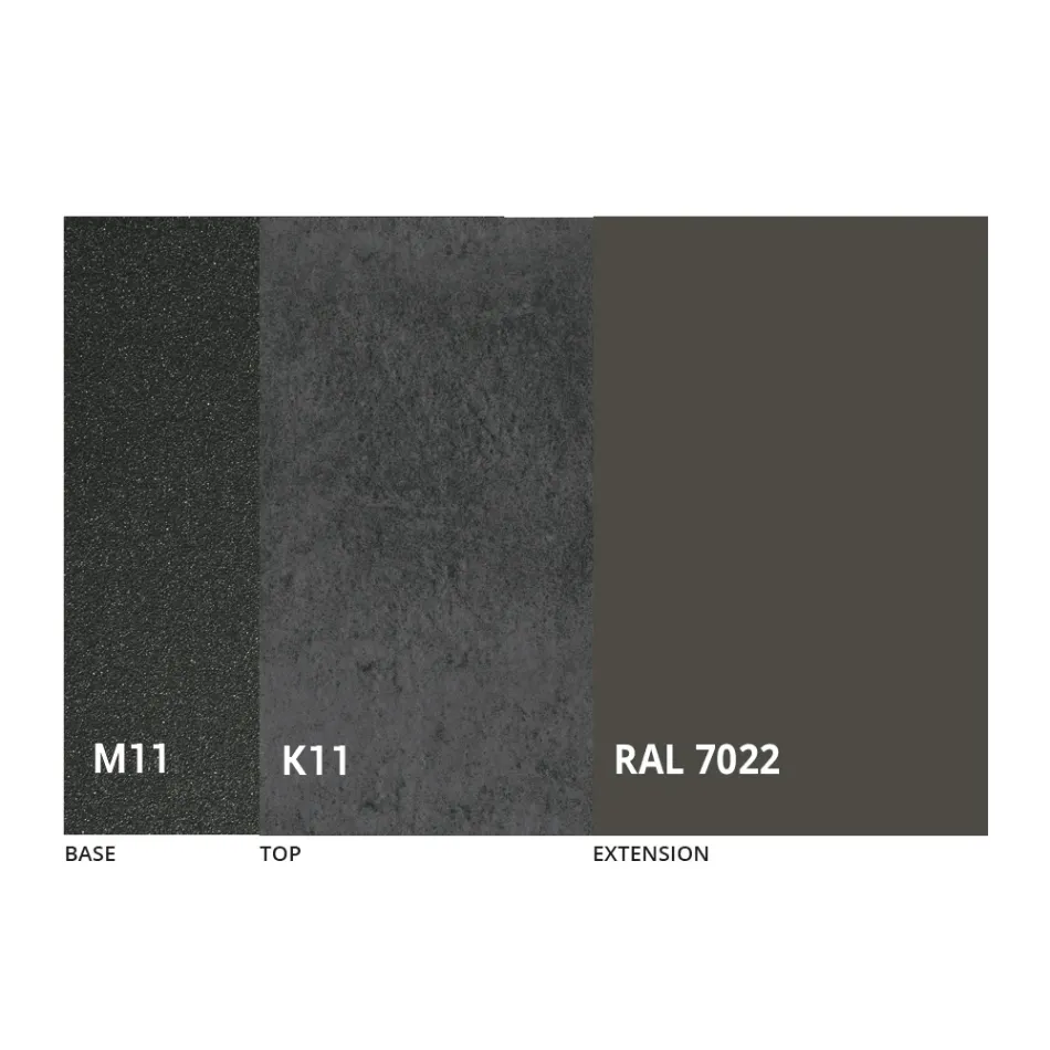 Tavolinë e rrumbullakët e ngrënies me majë të zgjatur deri në 180 cm Prodhuar në Itali - Muschio Viadurini