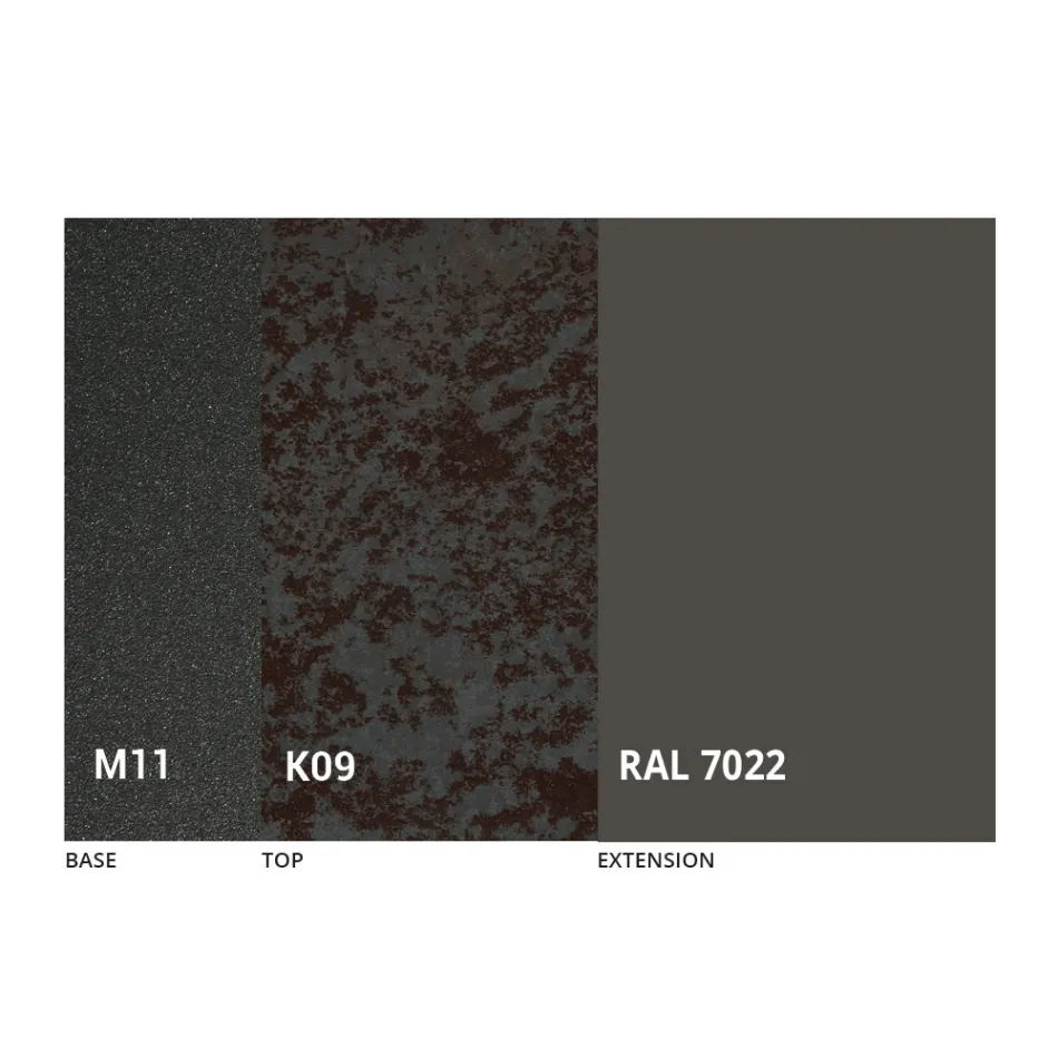 Tavolinë e rrumbullakët e ngrënies me majë të zgjatur deri në 180 cm Prodhuar në Itali - Muschio Viadurini