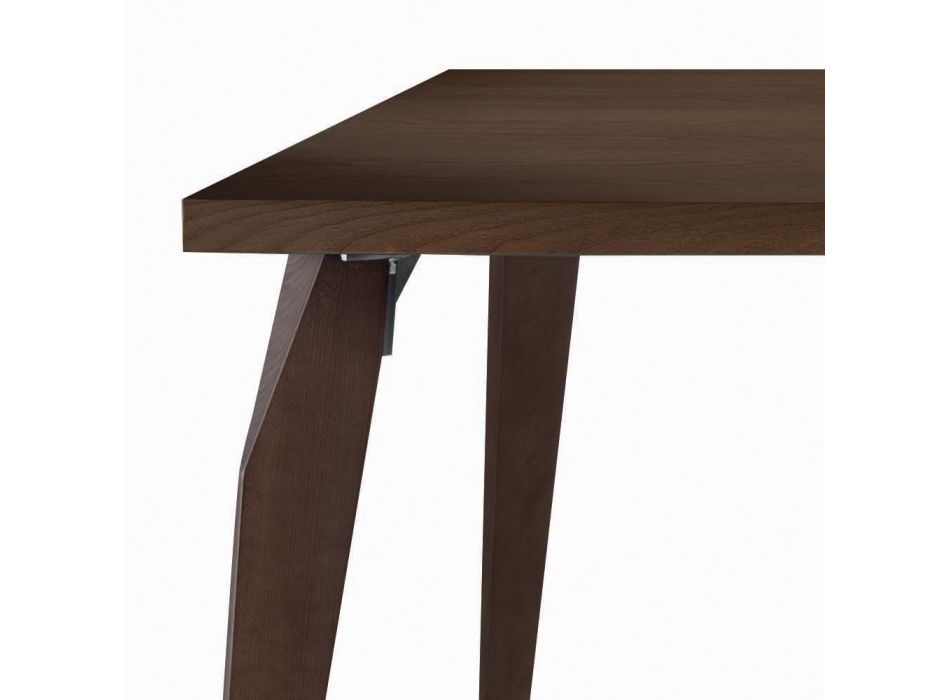 Struktura dhe pjesa e sipërme e tavolinës së ngrënies me dru të fortë Prodhuar në Itali - Giustino Viadurini
