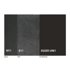 Tavolinë e rrumbullakët e ngrënies e zgjatur deri në 270 cm në qeramikë Prodhuar në Itali - Muschio Viadurini