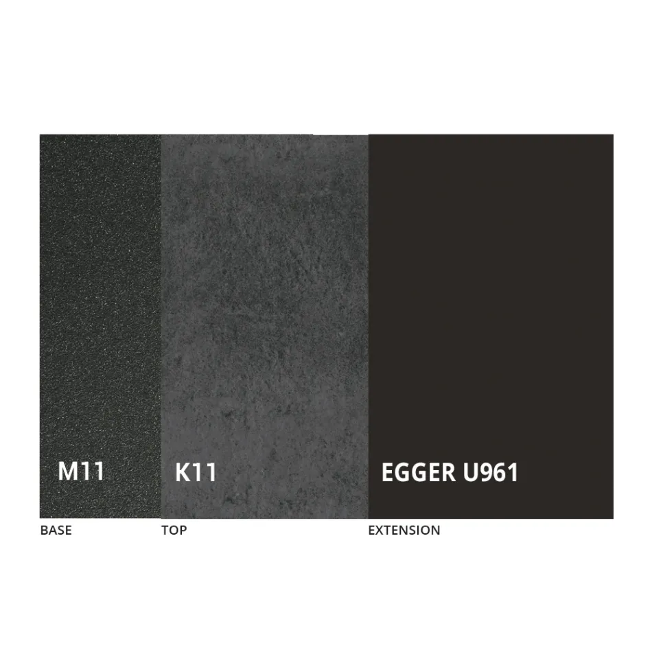 Tavolinë e rrumbullakët e ngrënies e zgjatur deri në 270 cm në qeramikë Prodhuar në Itali - Muschio Viadurini