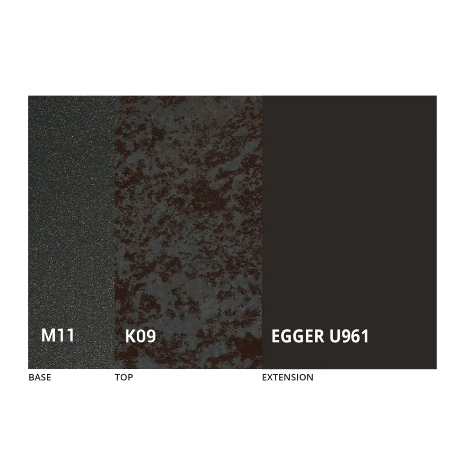 Tavolinë e rrumbullakët e ngrënies e zgjatur deri në 270 cm në qeramikë Prodhuar në Itali - Muschio Viadurini