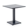 Tavolinë e jashtme katrore me hekur të galvanizuar Prodhuar në Itali - Woody