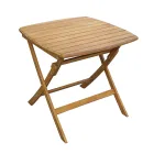 Tavolinë e jashtme katrore E punuar me dru akacie - perëndimi i diellit Viadurini