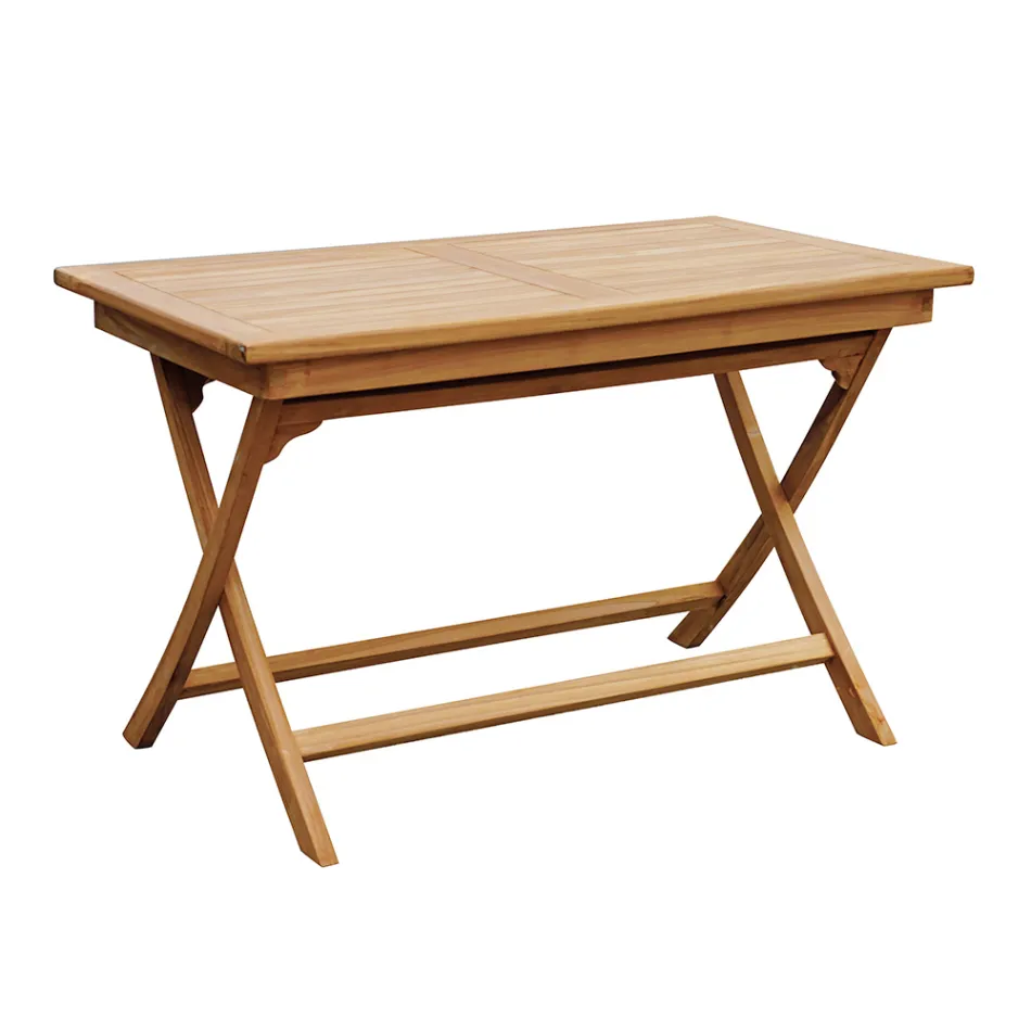 Tavolinë Kopshti Drejtkëndëshe 120x70 cm Nga Tiku - Alba Viadurini