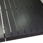 Tavolinë drejtkëndore e zgjatur deri në 240 cm për përdorim të jashtëm në fletë alumini Viadurini