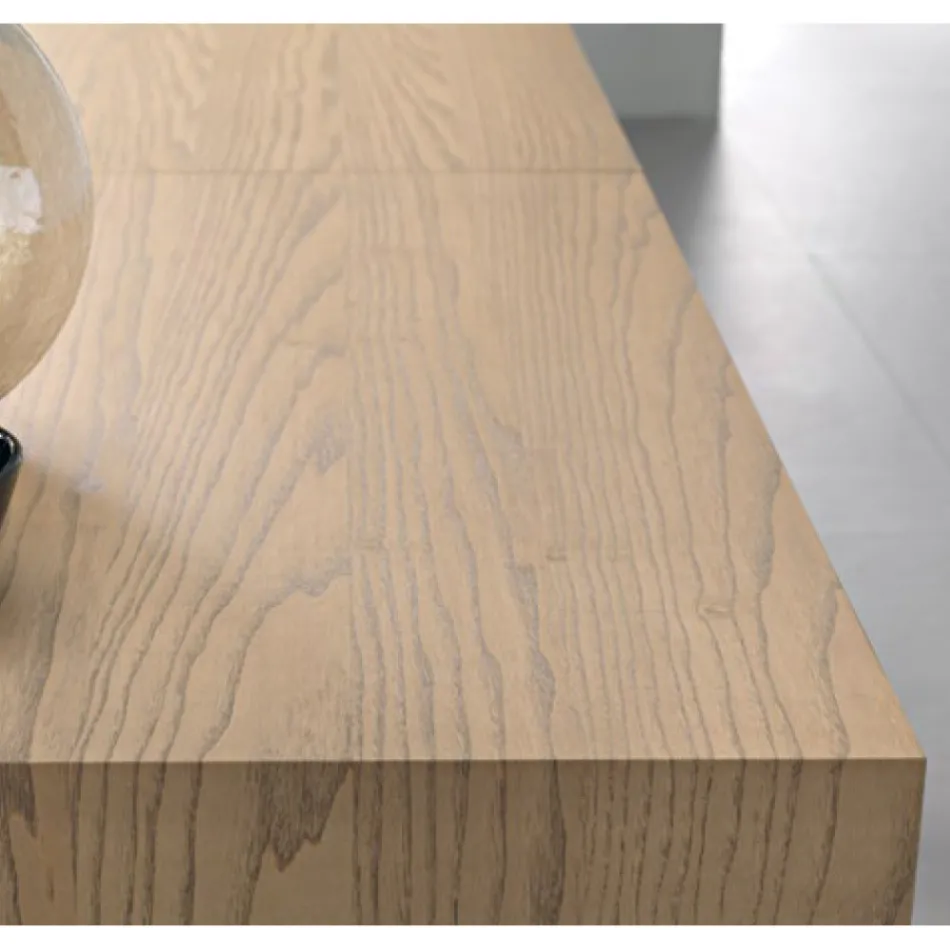 Tavolinë Drejtkëndëshe e Zgjerueshme (300 cm ose 340 cm) në Dru - Passoa Viadurini