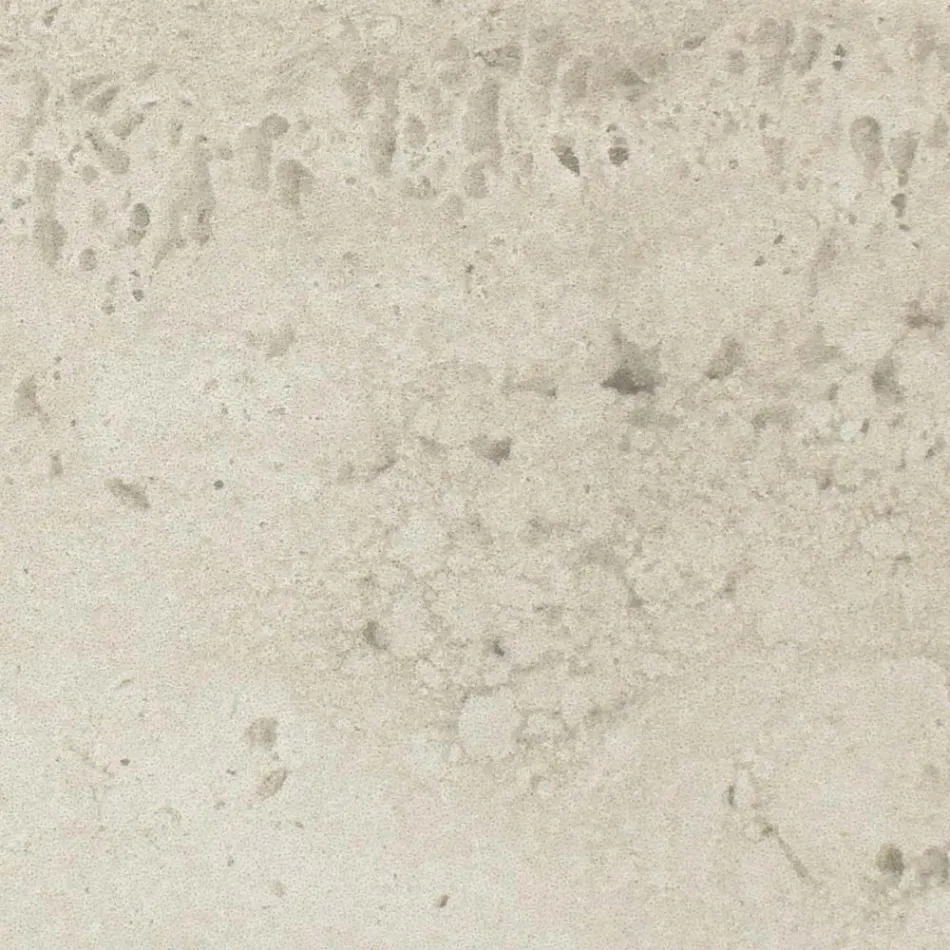 Tavolinë e rrumbullakët në natyrë në qeramikë travertin e lehtë Prodhuar në Itali - Pegaso Viadurini