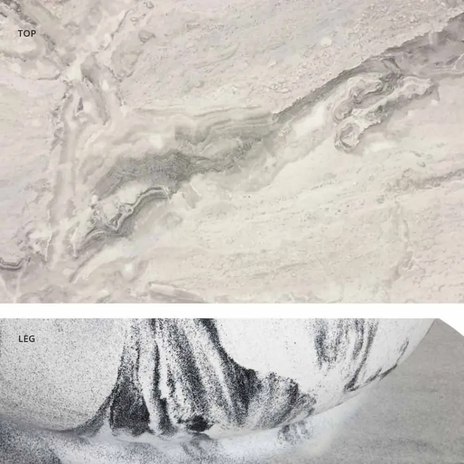 Tabela e rrumbullakët e modelit klasik, Ø140 dhe maja e HPL - Shekulli XIX nga Slide Viadurini