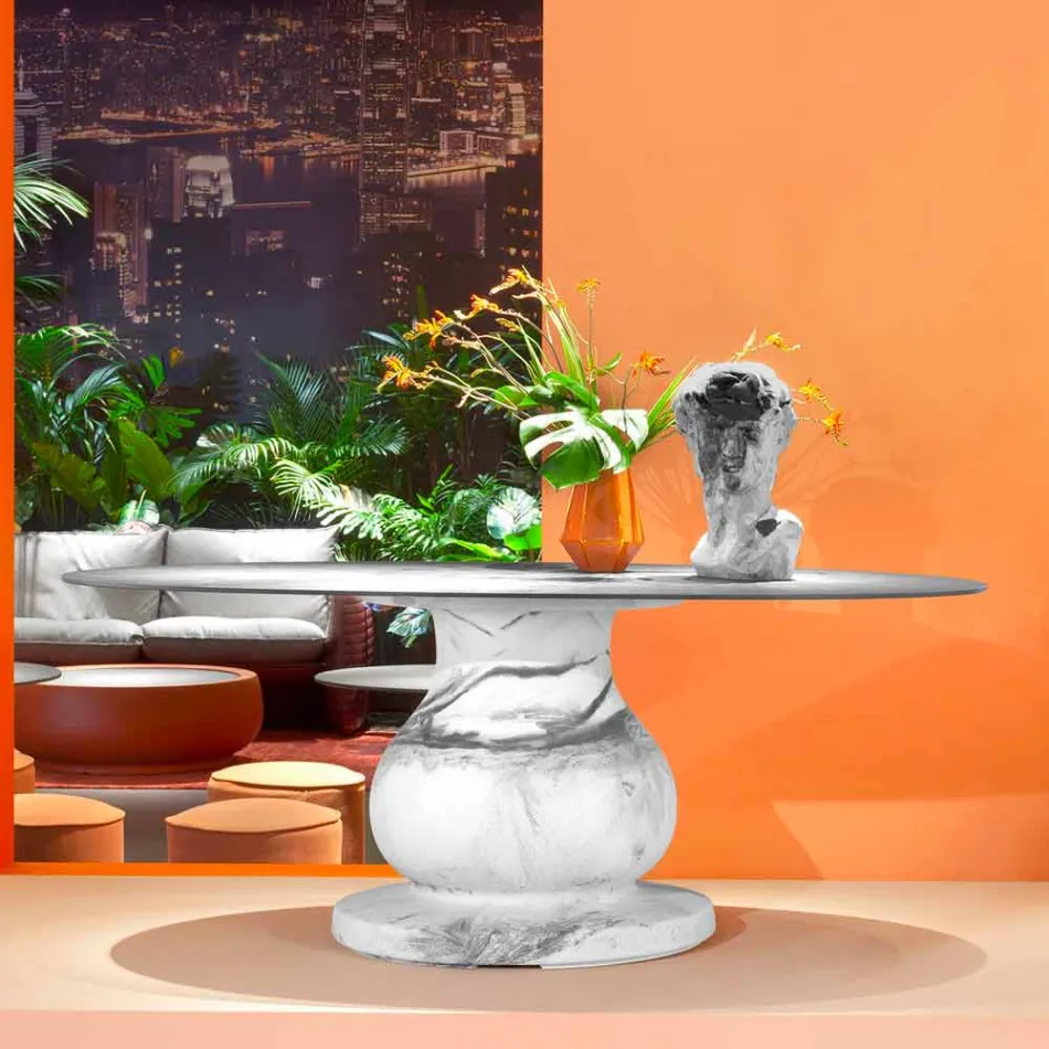 Tabela e rrumbullakët e modelit klasik, Ø140 dhe maja e HPL - Shekulli XIX nga Slide Viadurini