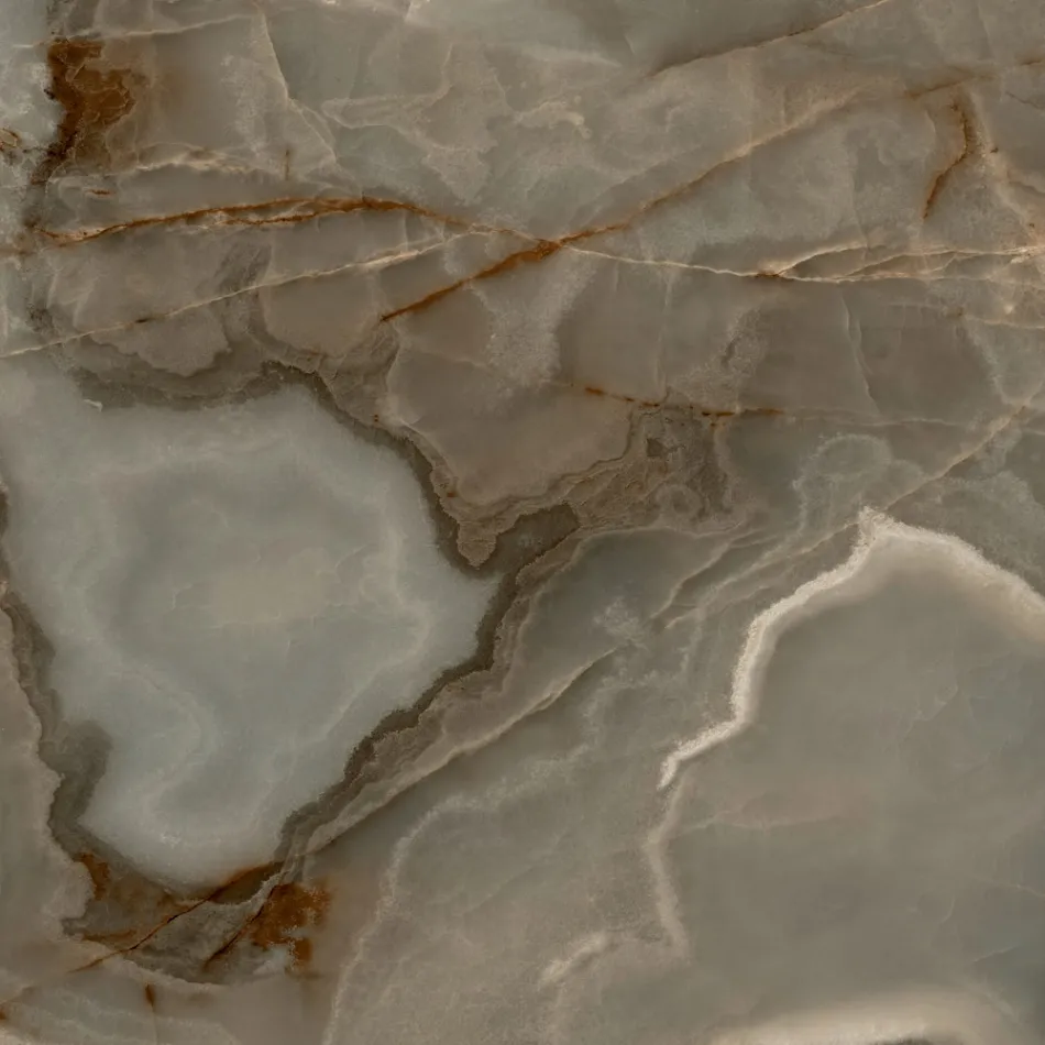 Tryezë e Rrumbullakët Fikse në Qeramikë dhe Çelik Prodhuar në Itali - Gërshërë Viadurini